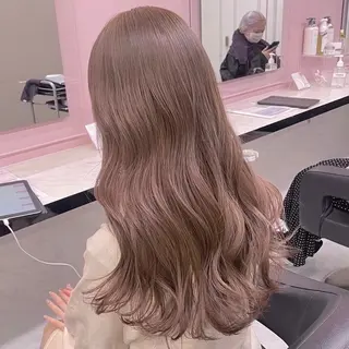 ミディアム カラー 🎀🧁ダメージレス 艶髪カラー🧁🎀のヘアスタイル