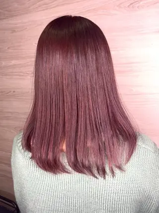 ミディアム カラー Hairmakefox所属・五十嵐航斗 ハイトーンのヘアスタイル