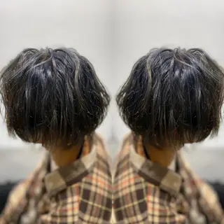 カラー パーマ 大谷 真祈/似合わせ /ハイライト玄人のヘアスタイル