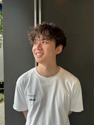 ショート パーマ メンズ メンズ特化/パーマ/ 韓国ヘア/natsuのヘアスタイル