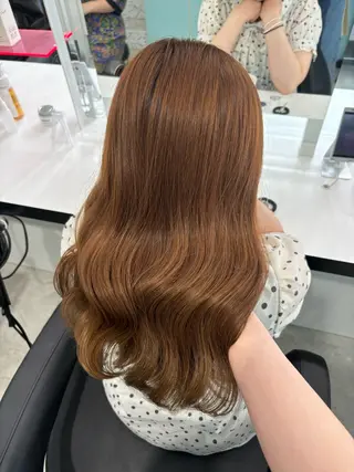 セミロング Wカラー/暖色/べ ージュりく©︎🐝のヘアスタイル