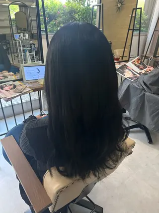 セミロング カラー ヘアアレンジ 髪質改善AUSTIN登戸所属・ICHIKA/暖色 カラー / Wカラーのヘアスタイル
