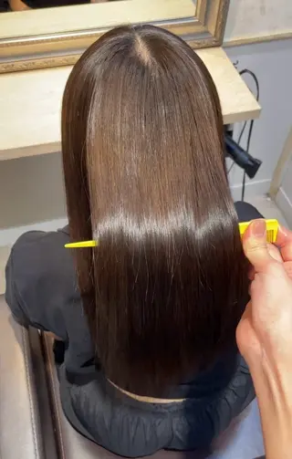 セミロング 🩵Lutia新宿 ヒイラギ🩵のヘアスタイル