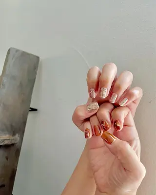 ネイル 甲府市徳行 🧸prunelleのネイルデザイン