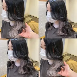 ロング カラー 艶カラー/韓国顔周り 🎀mamiのヘアスタイル