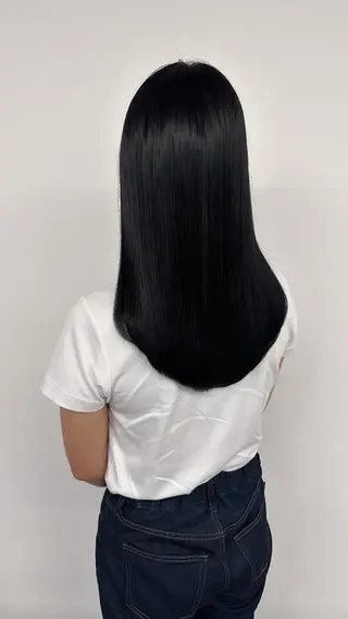 ロング アンニュイヘア/ 顔周りカット/眞弓萌のヘアスタイル