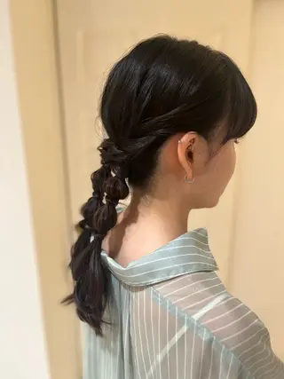 ヘアアレンジ 艶髪/アレンジ/ 野口緑のヘアスタイル