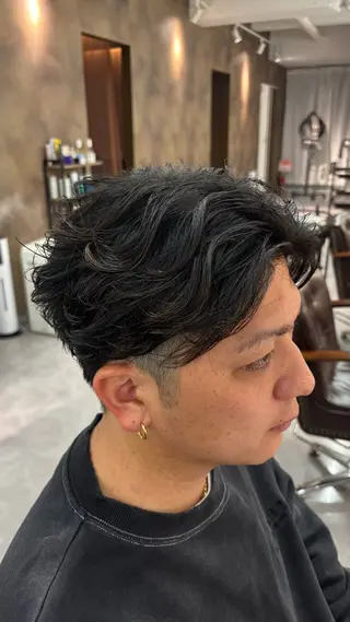 パーマ メンズ ma cherie by HASE所属・岩本 遥加のヘアスタイル