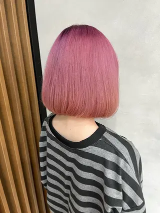 ミディアム 濱川響太レディース カットモデルのヘアスタイル