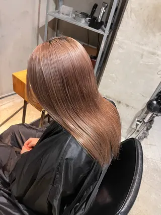 セミロング カラー ヘアアレンジ 🫧艶髪矯正 髪質改善🫧 大介のヘアスタイル