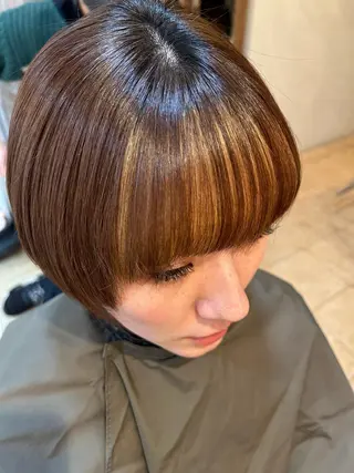 ミディアム DiMPlE  ディンプル所属・🌸スタイリスト 山浦美恵のヘアスタイル