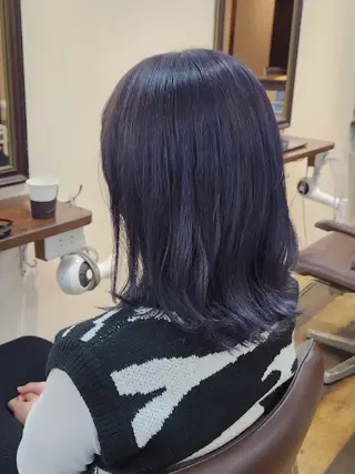 ミディアム 龍 悠紀のヘアスタイル