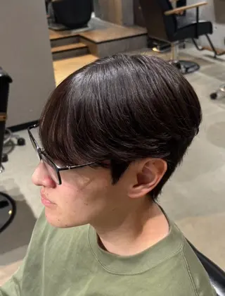 パーマ メンズ 韓国&メンズウルフ 高森蓮のヘアスタイル