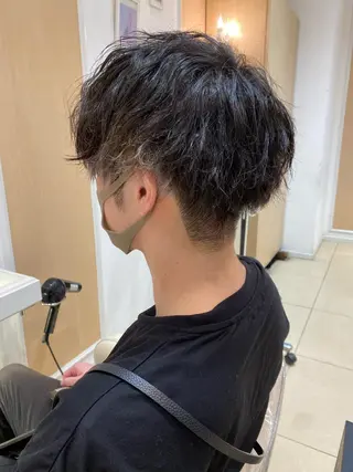 ショート パーマ メンズ Ash中目黒店 榊間茜のヘアスタイル