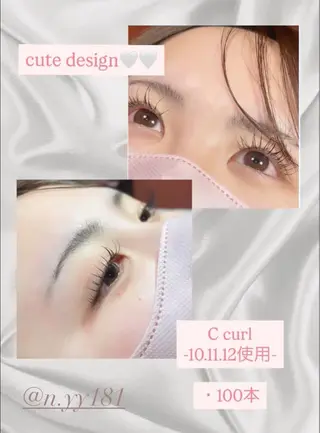 マツエク・マツパ col   eyelash  maruyama所属・col nayuのマツエク・マツパデザイン