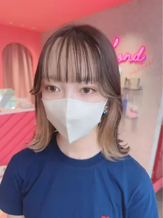 ショート カラー 韓国ヘア/艶カラー /田中悠佑のヘアスタイル