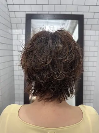 ショート パーマ 妙見 知洋のヘアスタイル
