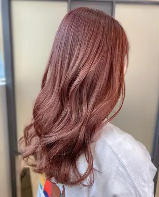 セミロング カラー SALOWIN神戸三宮East店所属・【透明感、艶髪】西村 有司のヘアスタイル