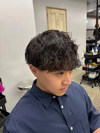 ショート パーマ メンズ 💈メンズ特化💈 テッペイのヘアスタイル