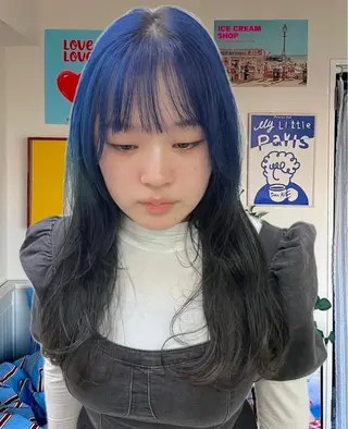 ロング ブリーチ/デザイン SAKUのヘアスタイル