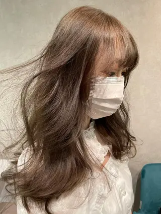 ロング カラー ナチュラル透明感🌱 小山美樹子のヘアスタイル