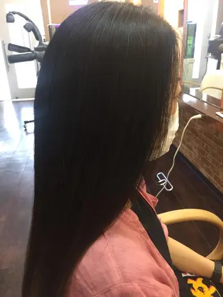 ロング パーマ 桧山 真のヘアスタイル