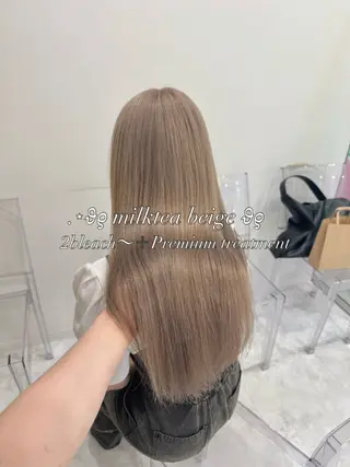 ロング カラー 透明感ヘア/ベージュ 🩶shiho🩶のヘアスタイル