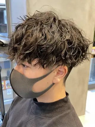 ショート パーマ メンズ 11.12月限定割引 fifth前比嘉💥のヘアスタイル