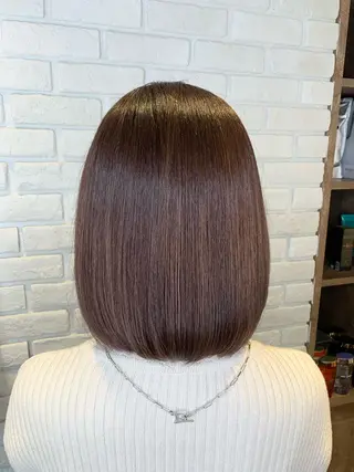 ショート 髪質改善/縮毛矯正 艶カラー/珠聡のヘアスタイル