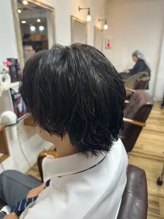 ミディアム メンズ Yin Yang 下北沢所属・エイヤ/メンズパーマ 🪮/カラー🌈のヘアスタイル