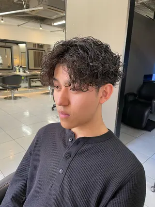 ショート カラー パーマ メンズ 🔥お値段以上🔥 メンズ特化たかひろのヘアスタイル