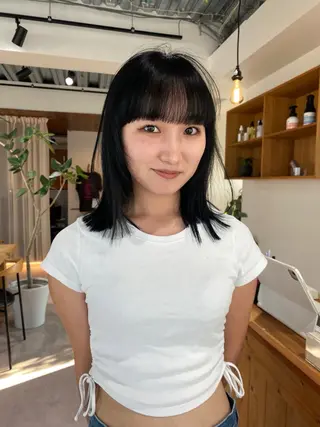 ミディアム iroha/ n.w.h🎀のヘアスタイル