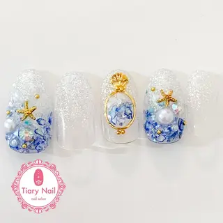 ネイル 💗🪽Tiary Nail🪽💗のネイルデザイン