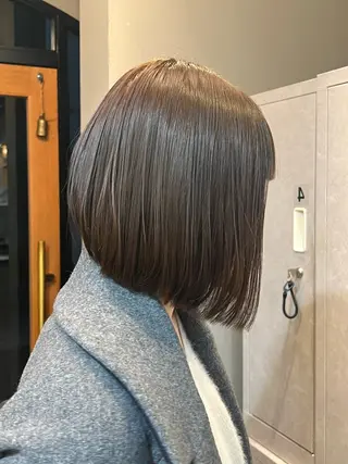 ショート カラー 神戸ボブ✂️ ioe三宮/田 伸佳のヘアスタイル