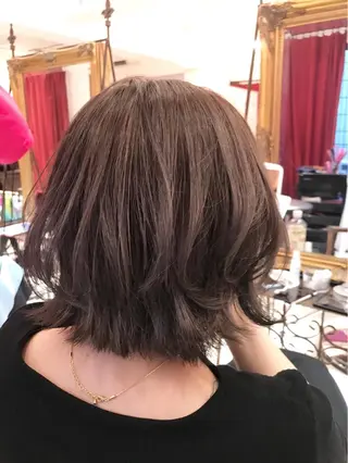 ミディアム カラー BEBE所属・ご新規様限定 透明感カラーKANAのヘアスタイル