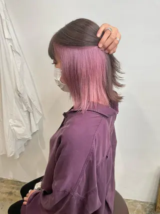 ミディアム バレイヤージュモデル 小林匠❤️‍🔥のヘアスタイル