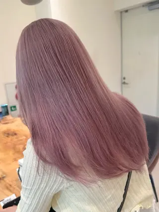 ロング カラー ハイトーン|銀座 |めぐ🫧のヘアスタイル