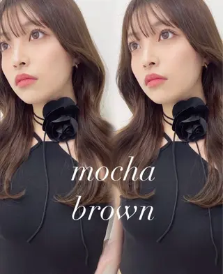 セミロング i.＋sapporo所属・🩶韓国ヘア🩶 くびれ❤︎顔まわりのヘアスタイル