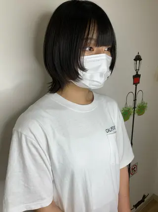 ショート カラー 🫧ウルフカット/ 畑中結衣🫧のヘアスタイル