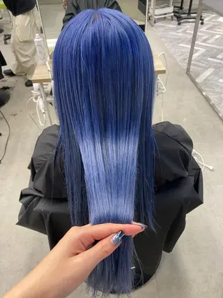 ロング カラー カンナ【Y2Kネイル /コーンロウ】のネイルデザイン