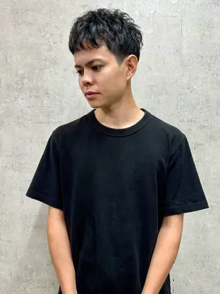 ショート ヘアアレンジ メンズ 【池袋/スパイキー ショート】ⓝⓘⓜⓤのヘアスタイル