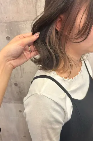 ミディアム 田中 愛巳のヘアスタイル