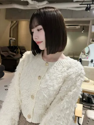 ショート SALOWIN所属・ブリーチ 縮毛矯正/ 艶髪/COCONAのヘアスタイル