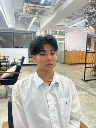 メンズ 白元 優真のヘアスタイル