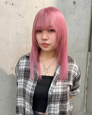 セミロング カラー [lani ] konatsuのヘアスタイル