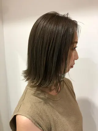 ミディアム カラー CEINE【セーヌ】 三軒茶屋のヘアスタイル