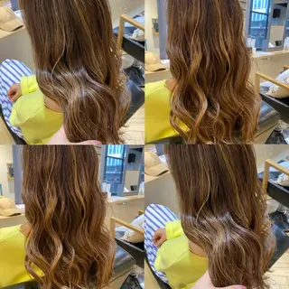 ロング カラー 艶カラー/韓国顔周り 🎀mamiのヘアスタイル