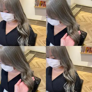 ロング カラー 艶カラー/韓国顔周り 🎀mamiのヘアスタイル