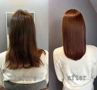 セミロング カラー ＊くせ毛に特化＊ 【yun】のヘアスタイル