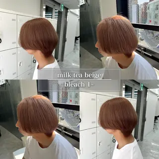 カラー メンズ ケアブリーチ/ 髪質改善/上質艶髪のヘアスタイル